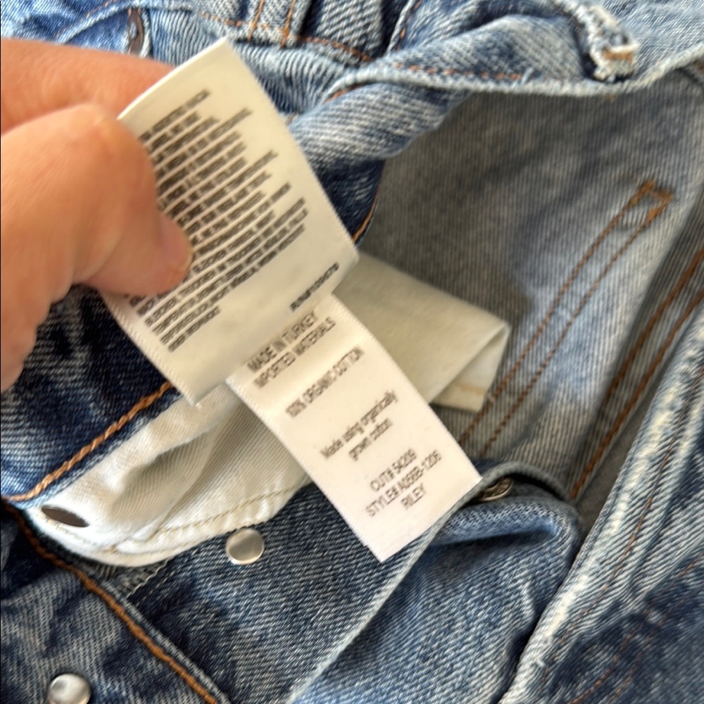 Agolde Riley Jeans 100% cotton - Picture 4 of 6